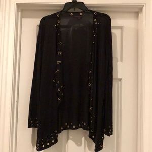 Black sweater w good rivets
